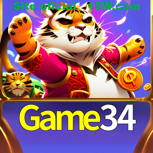 Imagem promocional da Game34 mostrando a plataforma e suas vantagens